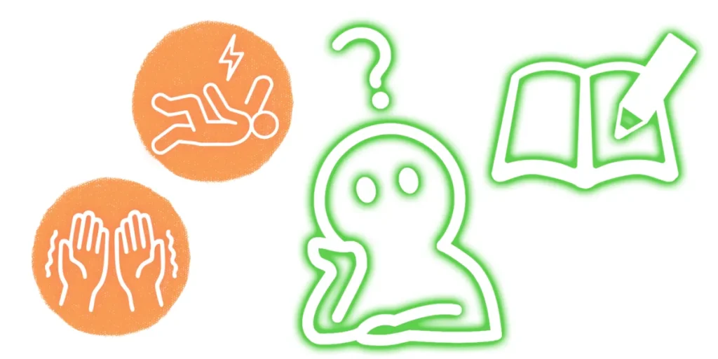 若年者が発症した場合てんかん発作や発達の遅れがみられる